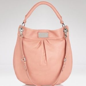 RARE NWT Marc by Marc Jacobs Pink Genuine Leather Hobo Bag